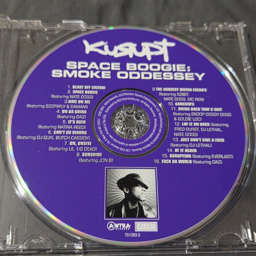 Vtg 2001 Kurupt Space Boogie: Smoke Oddessey CD - Picture 2 of 4